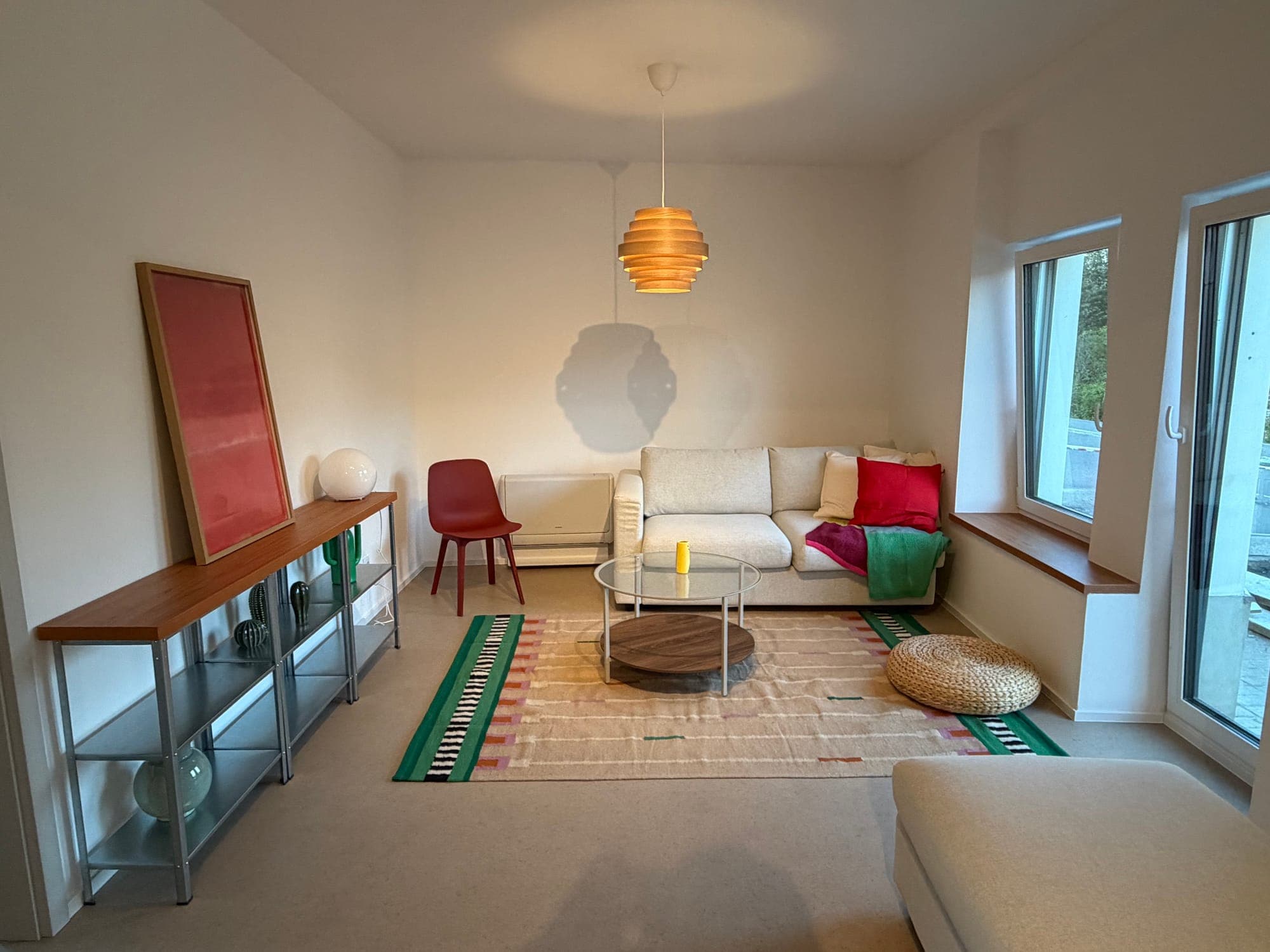 Obývací pokoj apartmánu Na Mýtě